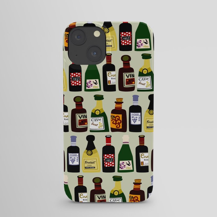 Wine Bottles iPhone Case