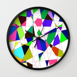 Stained Glass Wall Clock