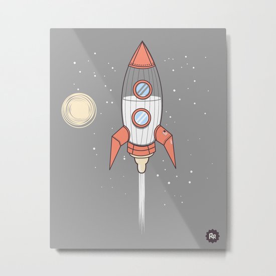 Bottle Rocket Metal Print