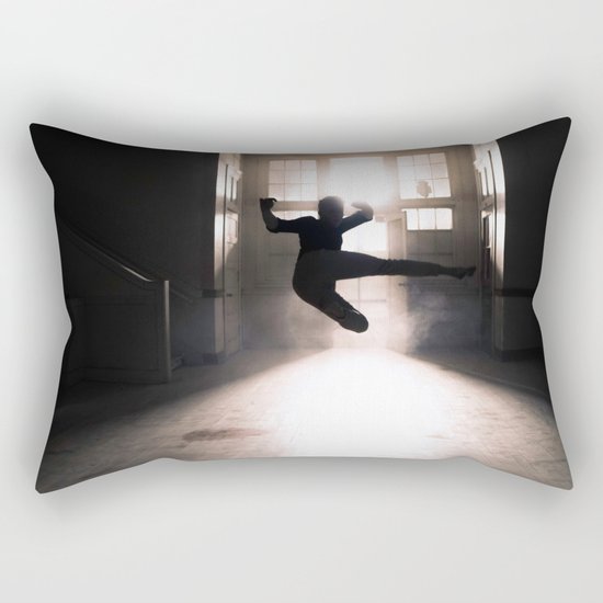 Jump contre jour Rectangular Pillow