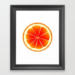 Blood Orange Framed Art Print