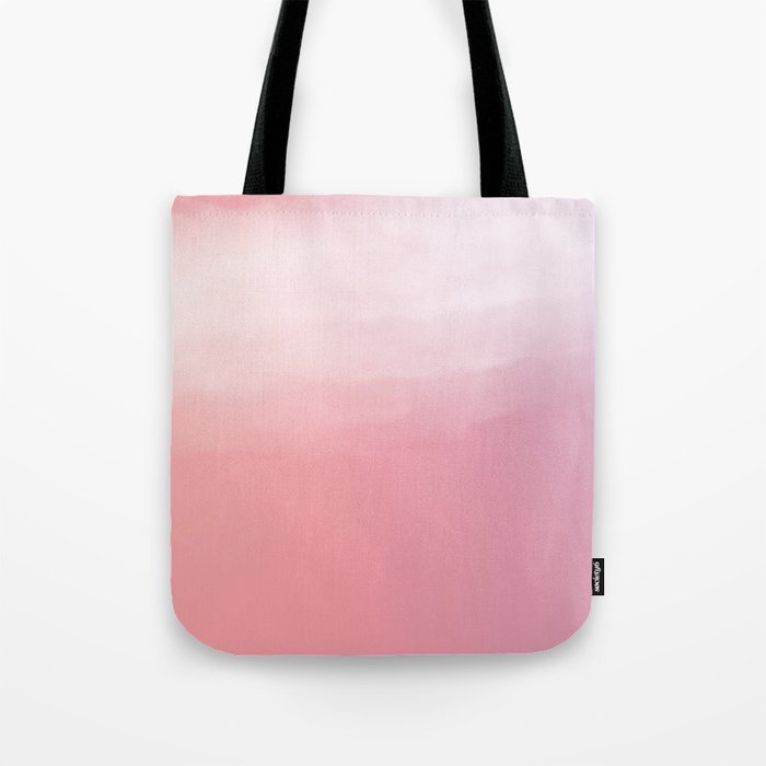 light pink tote bag