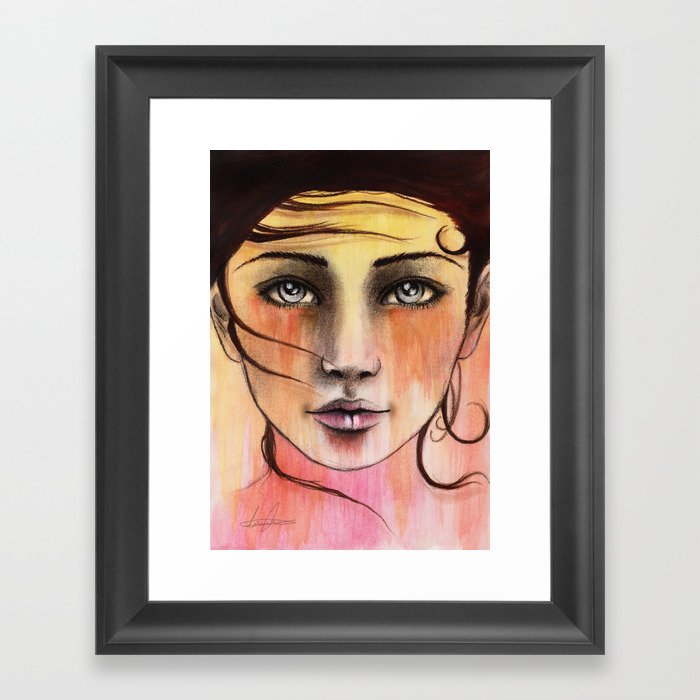 Femme Sunrise Framed Art Print