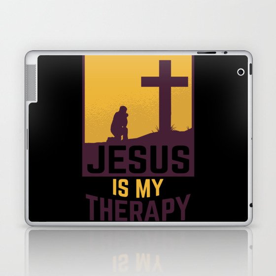 Jesus Is My Therapy Laptop & iPad Skin