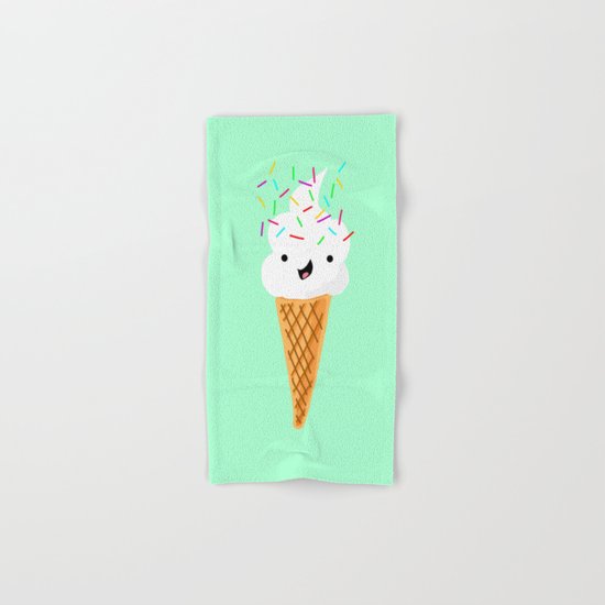 Happiness Is Sprinkles On Your Ice Cream Hand & Bath Towel