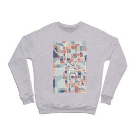 Minneapolis Map Art Crewneck Sweatshirt