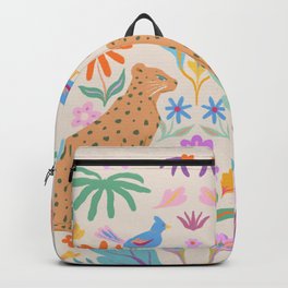 All About Balance Backpack | Pattern, Vintage, Wild, Ink, Leopard, Painting, Plants, Bigcat, Curated, Digital 