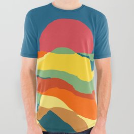 Moving earth All Over Graphic Tee