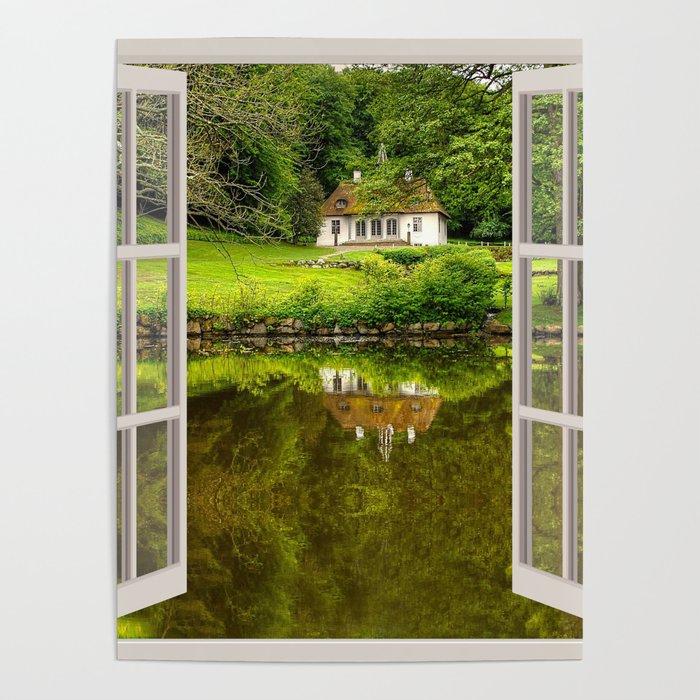 Denmark Hidden Paradise | OPEN WINDOW ART Poster