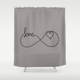 love and heart Shower Curtain
