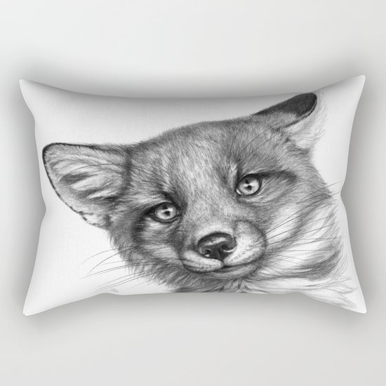 Fox Cub G139 Rectangular Pillow