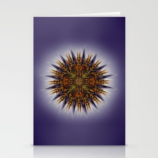Hieroglyph Moth Mandala Stationery Cards