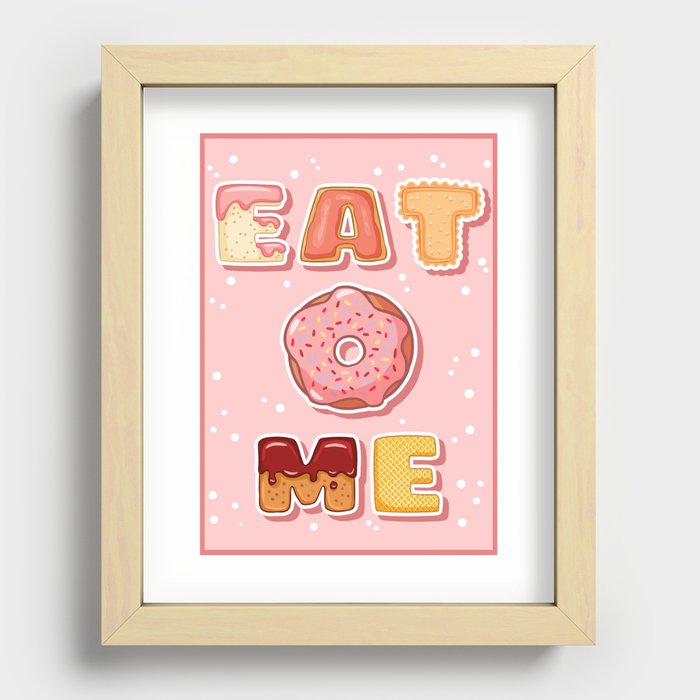 Eat Me Recessed Framed Print