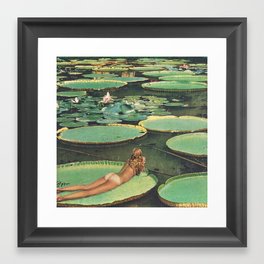 LILY POND LANE by Beth Hoeckel Framed Art Print