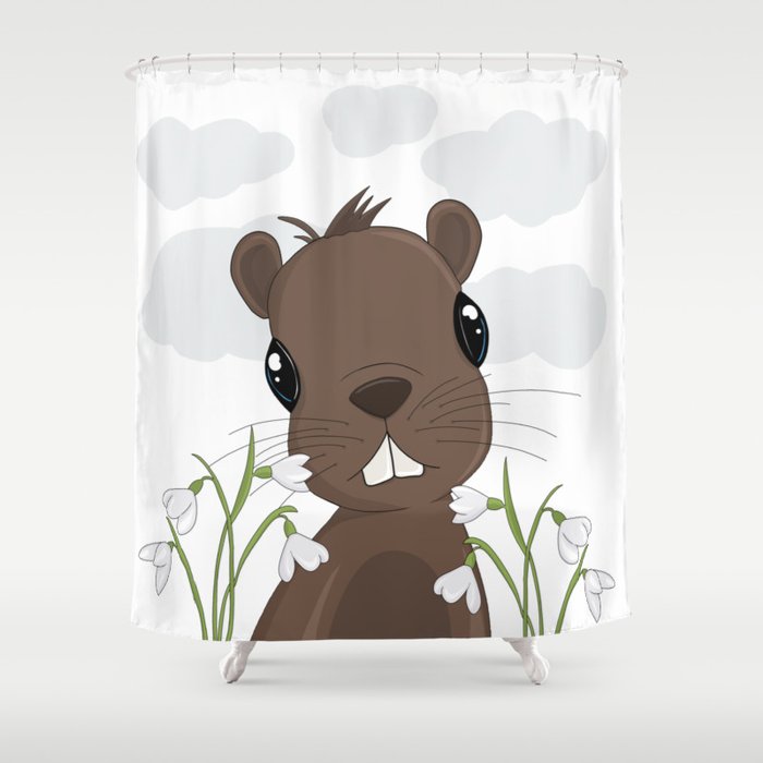 Groundhog day Shower Curtain