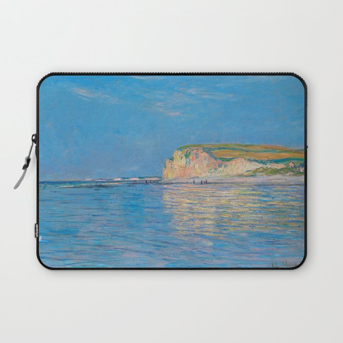 Claude Monet (French, 1840-1926) - Low Tide at Pourville, near Dieppe - 1882 - Impressionism - Coastal Landscape, Seascape, Marine art - Oil on fabric - Digitally Enhanced Version - Laptop Sleeve