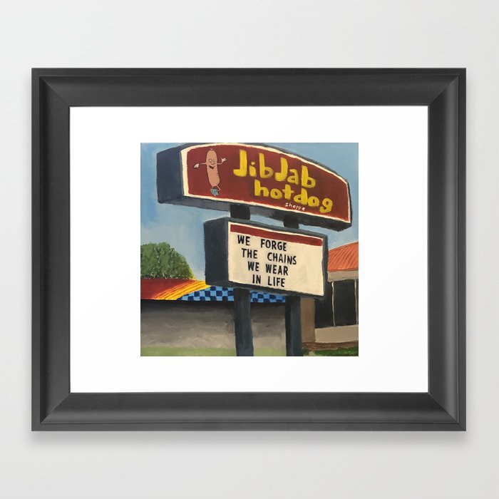 JibJab Framed Art Print