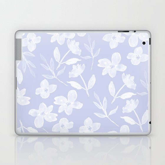 Peri Floral Laptop & iPad Skin