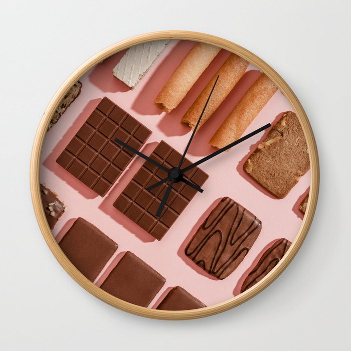 Chocolate cookies Wall Clock