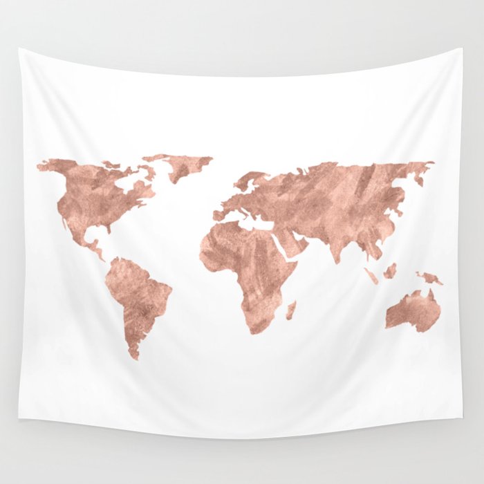 Society6 world sales map tapestry