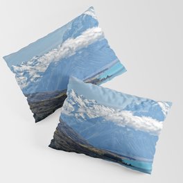 New Zealand Photography - The Tallest Mountain In New Zealand Pillow Sham