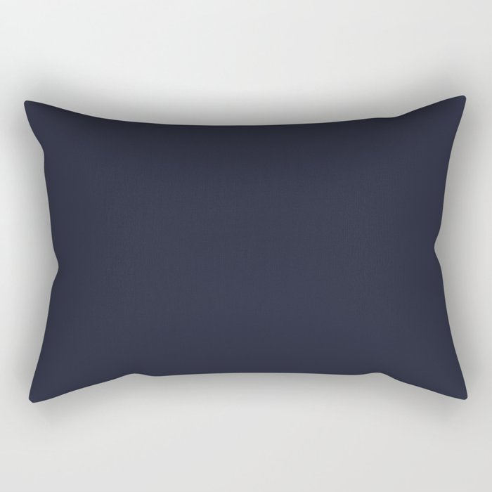Blue-Black Oil Rectangular Pillow