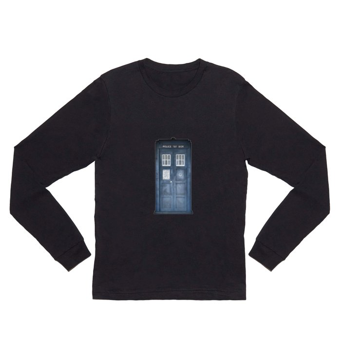 The Tardis Long Sleeve T Shirt