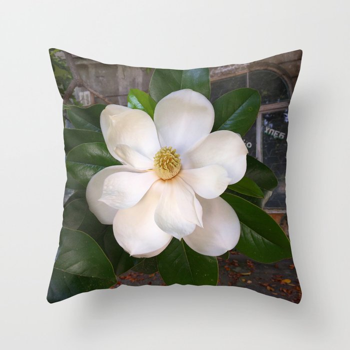 Magnolia Throw Pillow