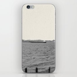 Astoria Oregon | Black and White Panoramic Photography iPhone Skin