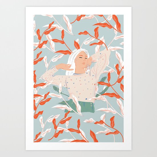 She's Electric Art Print