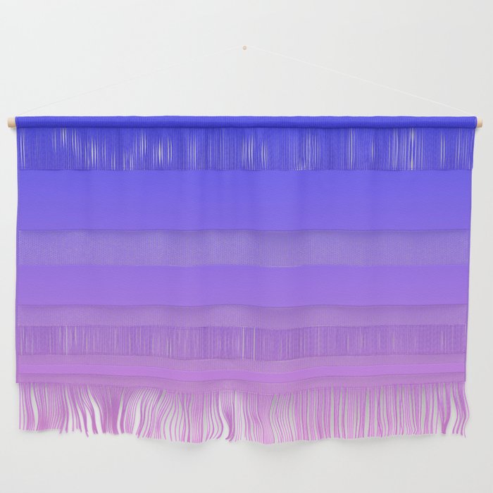 OMBRE BRIGHT BLUE & PINK COLOR Wall Hanging