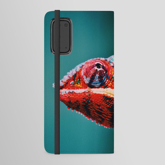 South Africa Photography - Colorful Chameleon Android Wallet Case