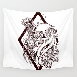 Jellyfish & Octopus Wall Tapestry