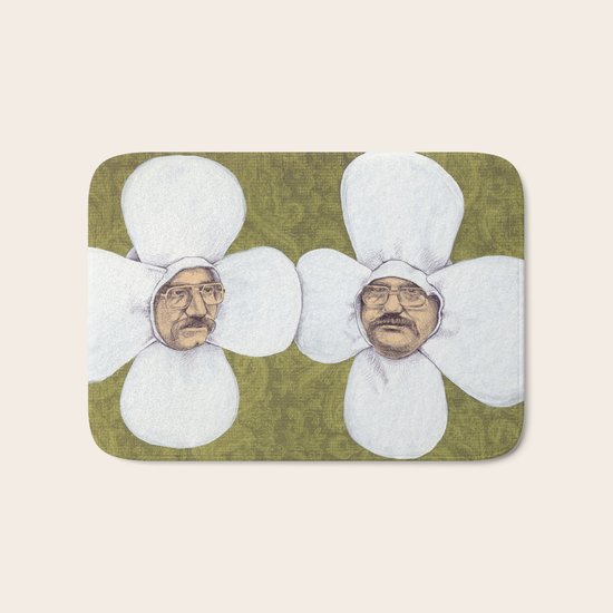 Flower Men Bath Mat