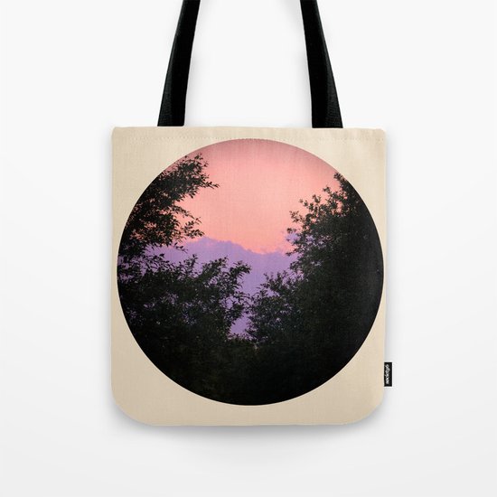 Clouds As Mountains Circular Tote Bag