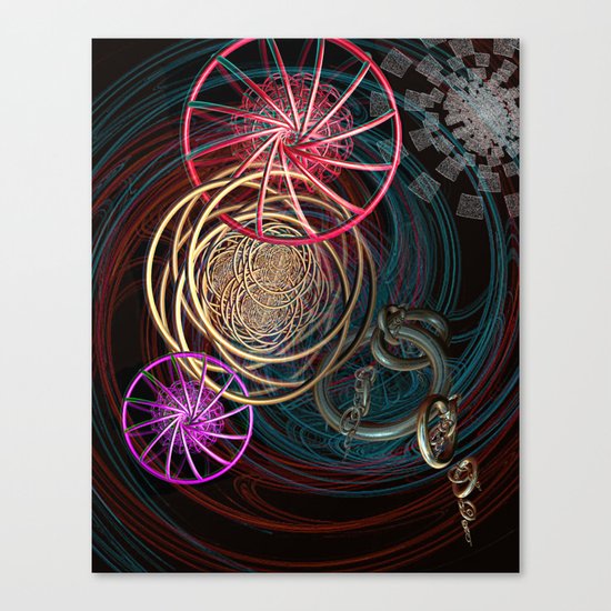 The circles that you find Canvas Print