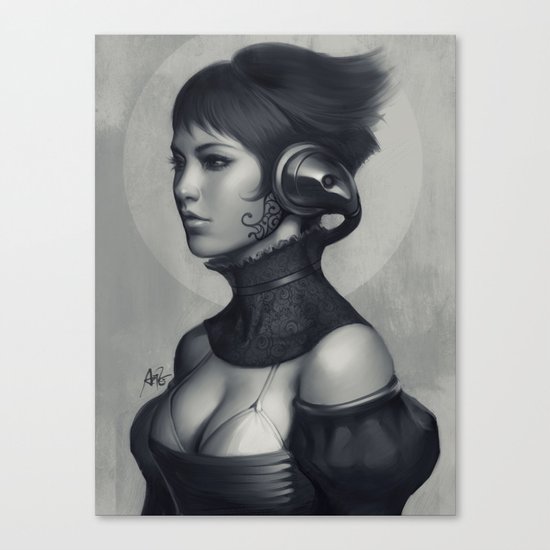Pepper Grayscale II Canvas Print
