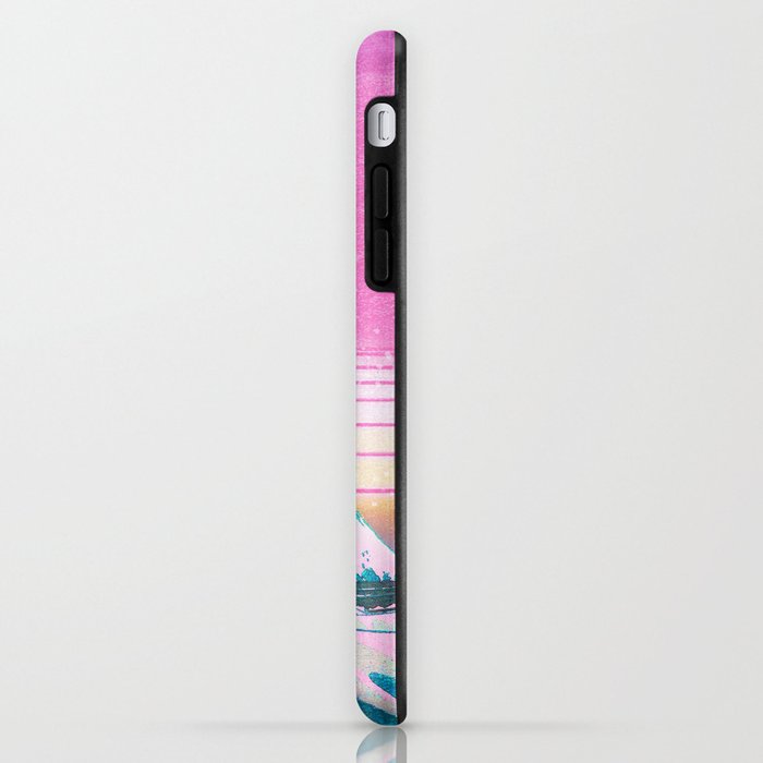 Vaporwave Aesthetic Great Wave Off Kanagawa Sunset iPhone ...