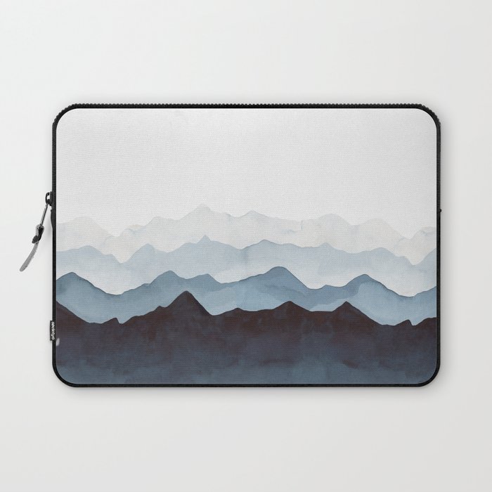 Indigo Mountains Landscape Laptop Sleeve