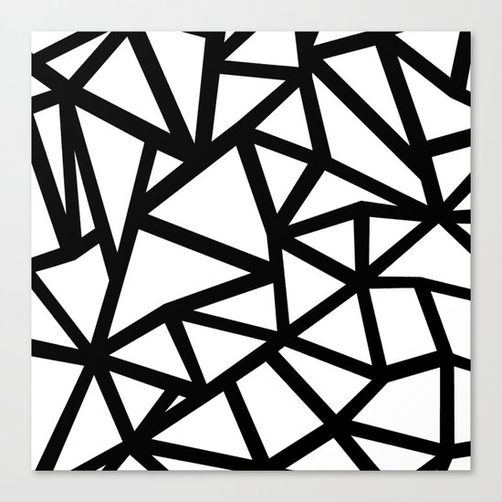 Ab Out Thicker B Canvas Print