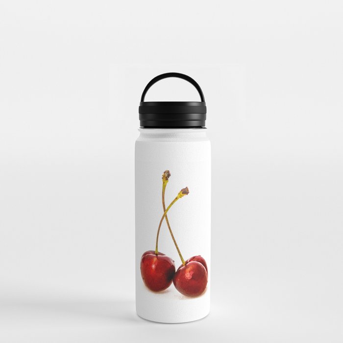 Cherry Fruit Photo Water Bottle