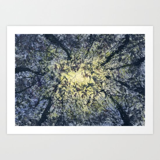 Looking Up Art Print