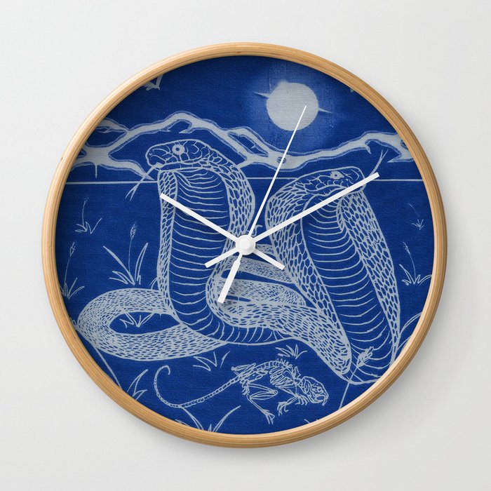 Two-headed Snake: Provider and Protector Wall Clock