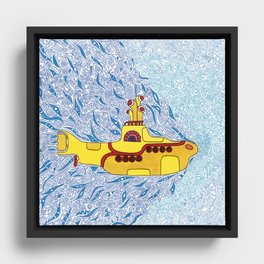 My Yellow Submarine Framed Canvas
