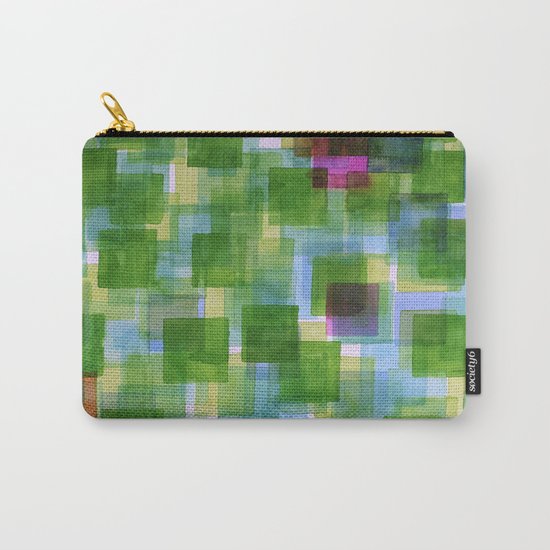 Pink and Orange Outposts Carry-All Pouch