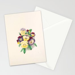  Pansies by Clarissa Munger Badger, "Floral Belles," 1866 (benefitting The Nature Conservancy) Stationery Card