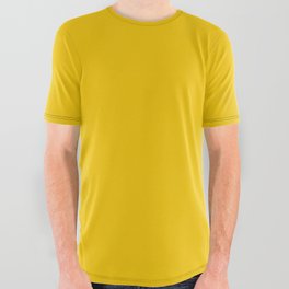 Cyber Yellow All Over Graphic Tee