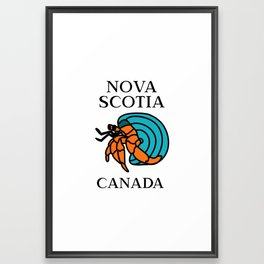 Nova Scotia, Hermit Crab Framed Art Print