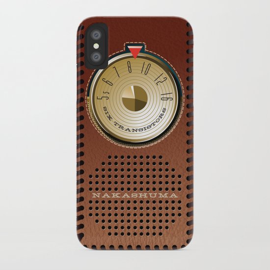 NAKASHUMA Mark Three with Leatherette Case iPhone Case
