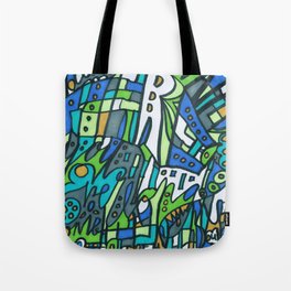 Feel This Real Forever (green) Tote Bag